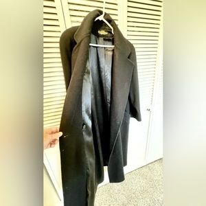 Vintage, London fog, long, black coat